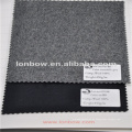La mejor tela negra 100% tejida de lana para la capa